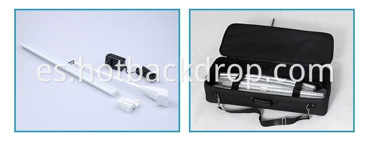 10 X8 Portable Stragiht Stragiht Case de almohada Tension Fackdrop